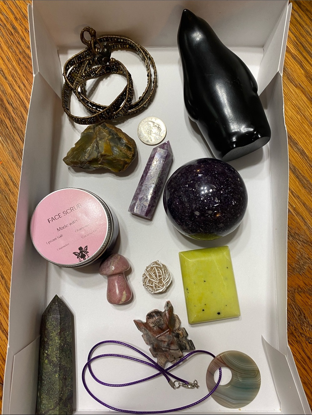 Assorted Crystal flat